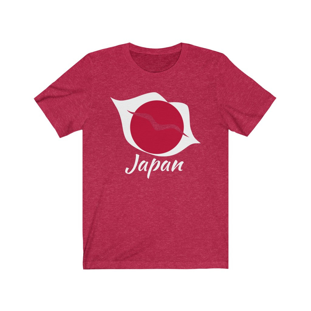 Japan Lips Flag Premium Tee 2 - Unisex