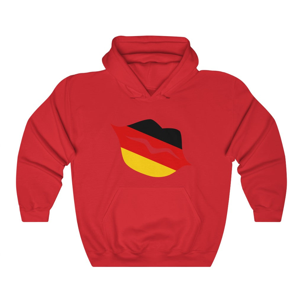 Germany Lips Flag Hoodie Sweatshirt - Unisex