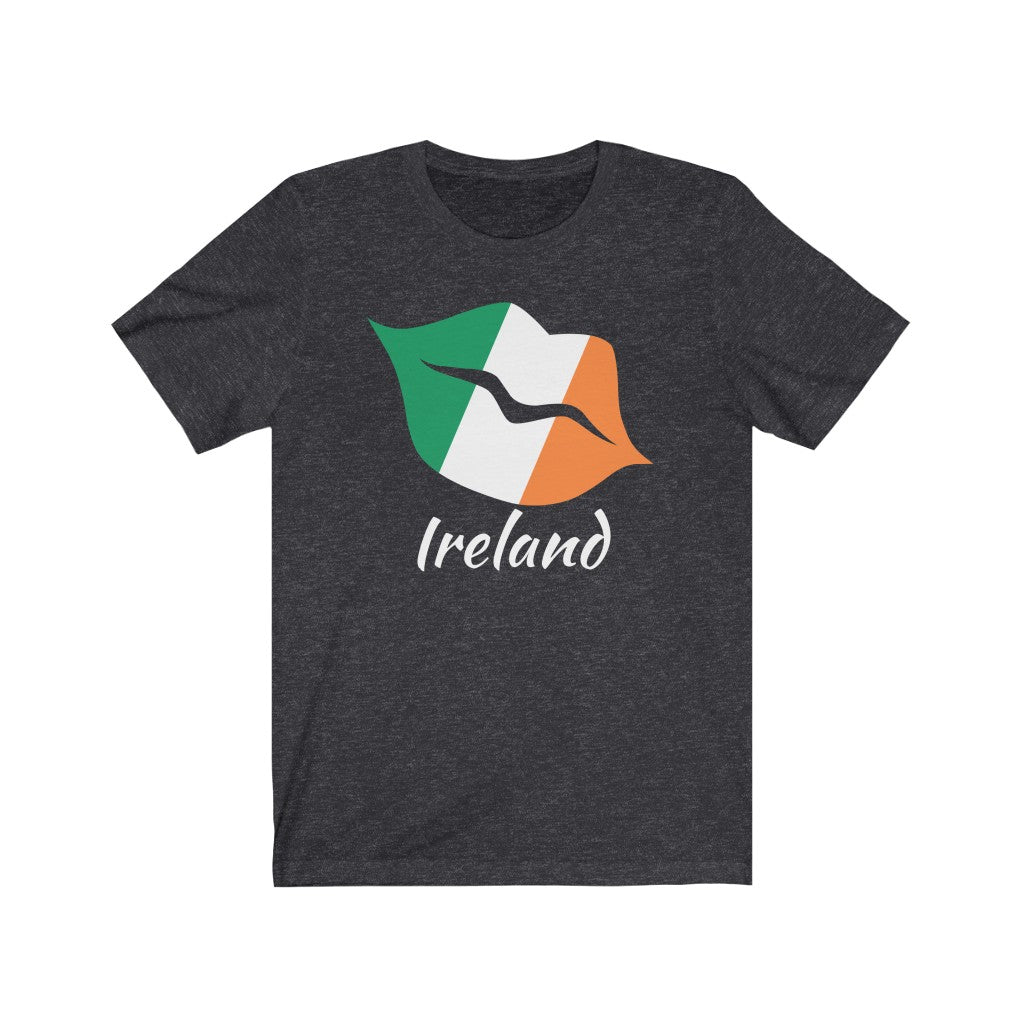 Ireland Lips Flag Premium Tee 2 - Unisex