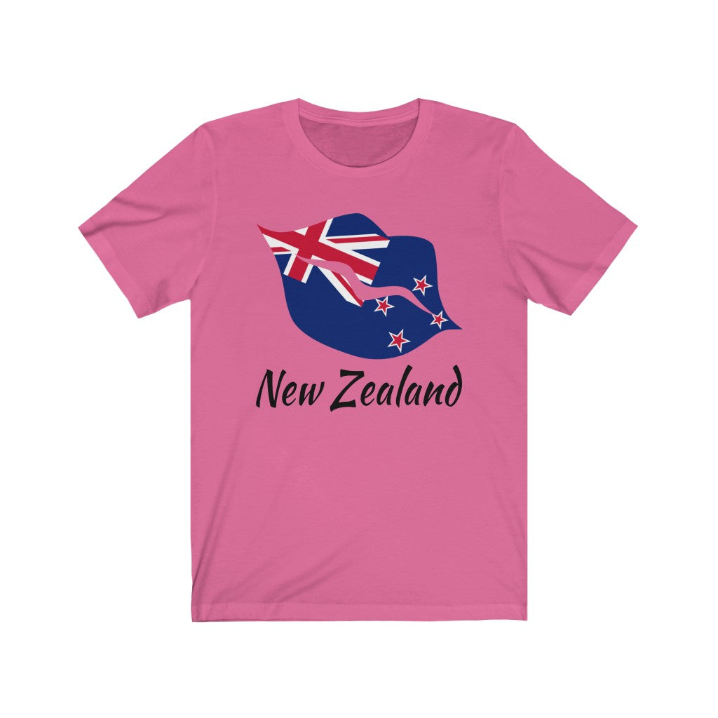 New Zealand Lips Flag Premium Tee 1 - Unisex