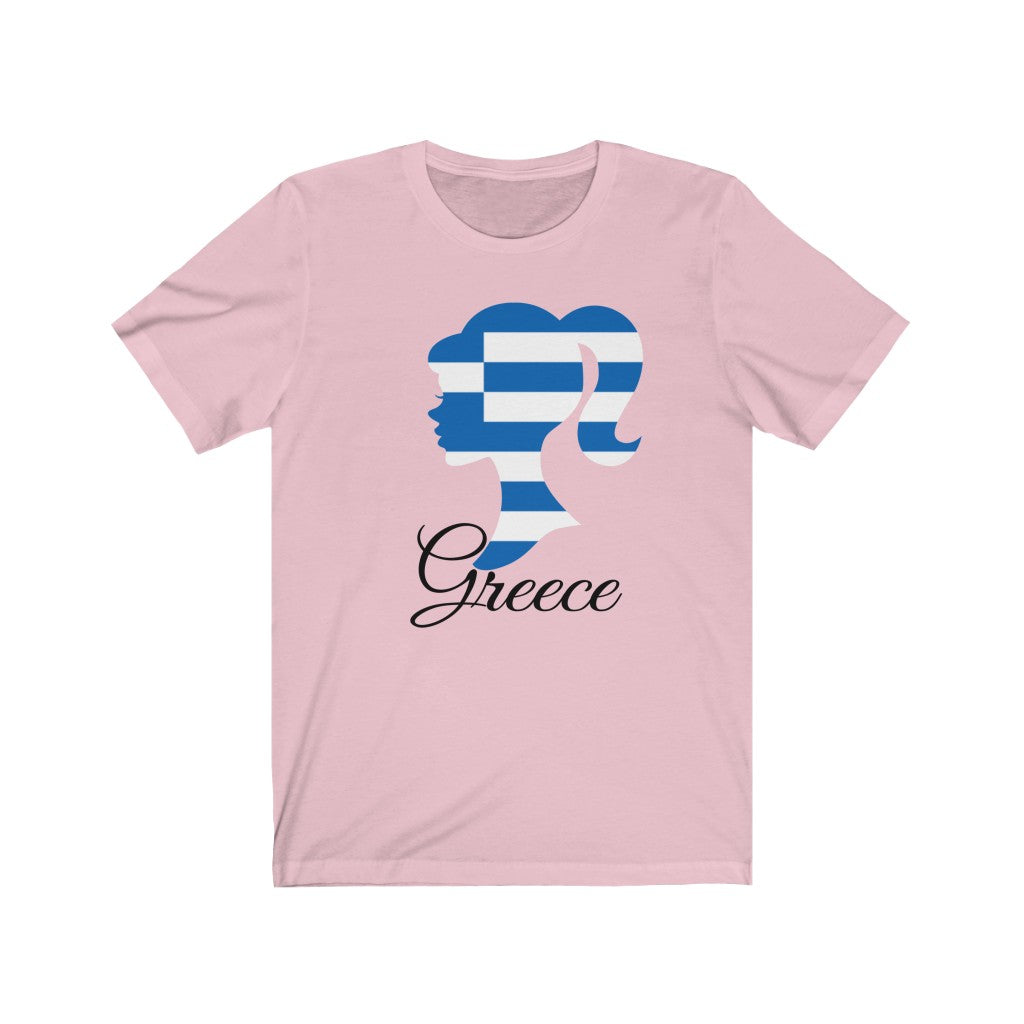 Greece Girl Flag Premium Tee 1 - Unisex