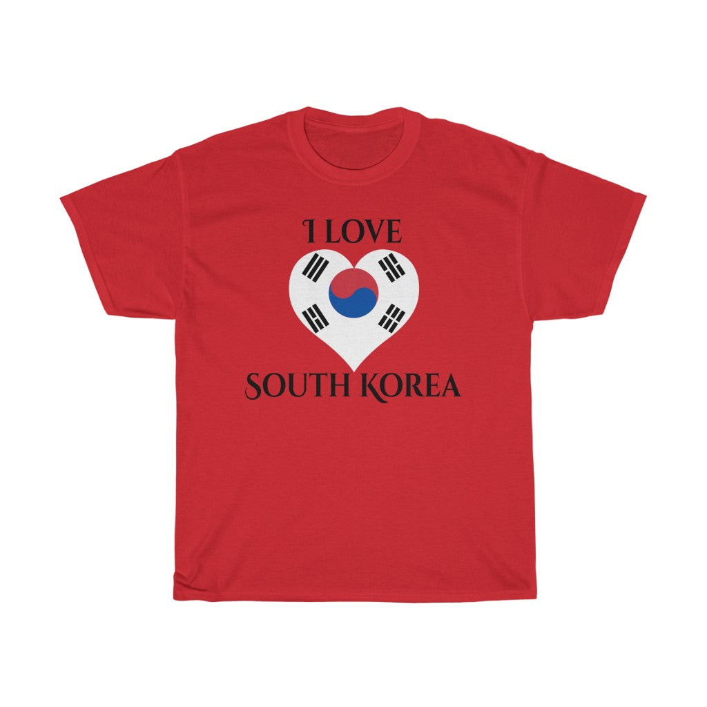 South Korea Heart Flag Standard Tee 1 - Unisex