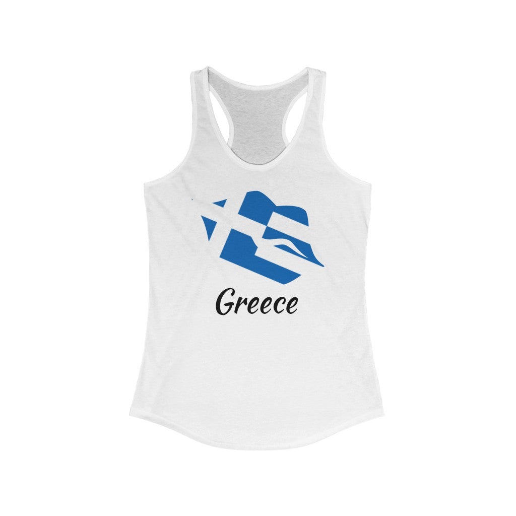 Greece Lips Flag Tank 1 - Women