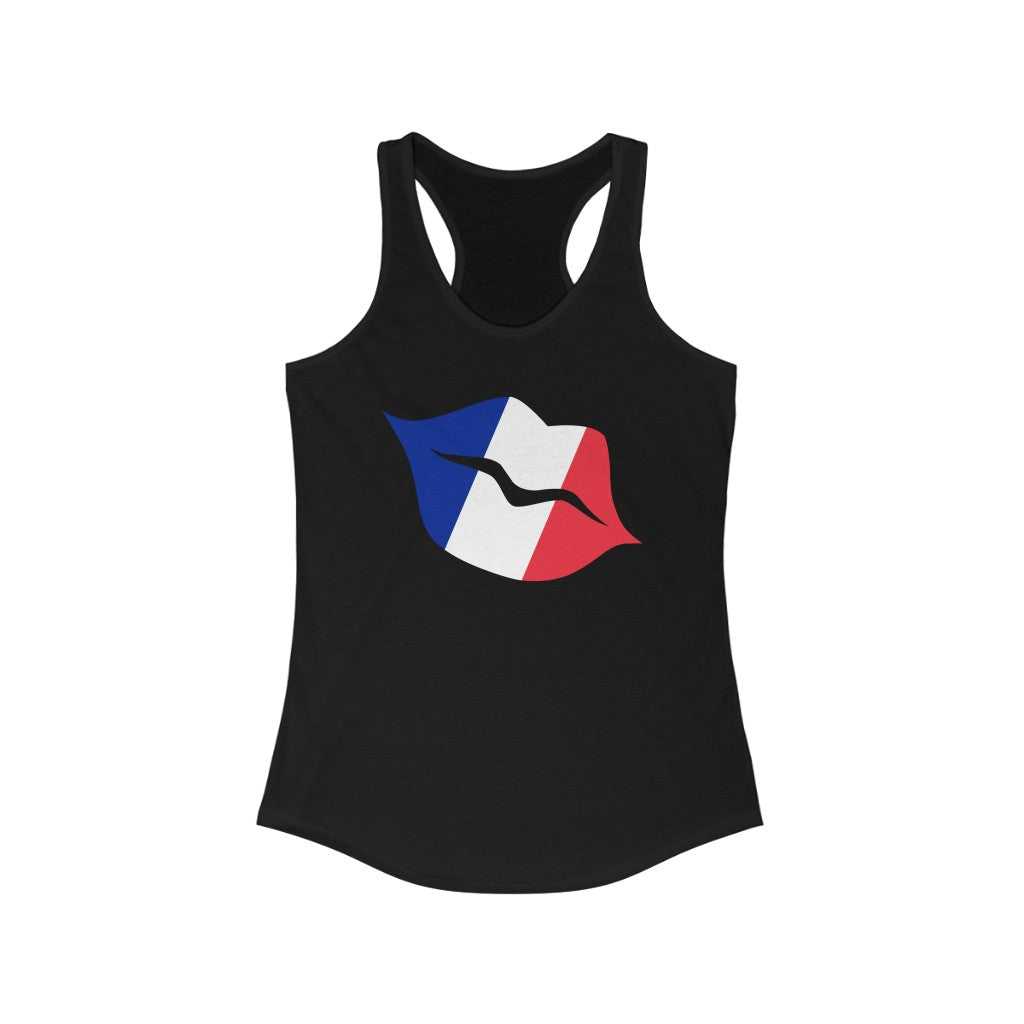 France Lips Flag Tank - Women
