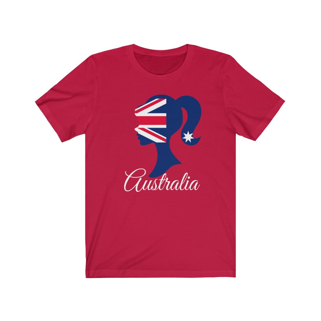 Australia Girl Flag Premium Tee 2 - Unisex