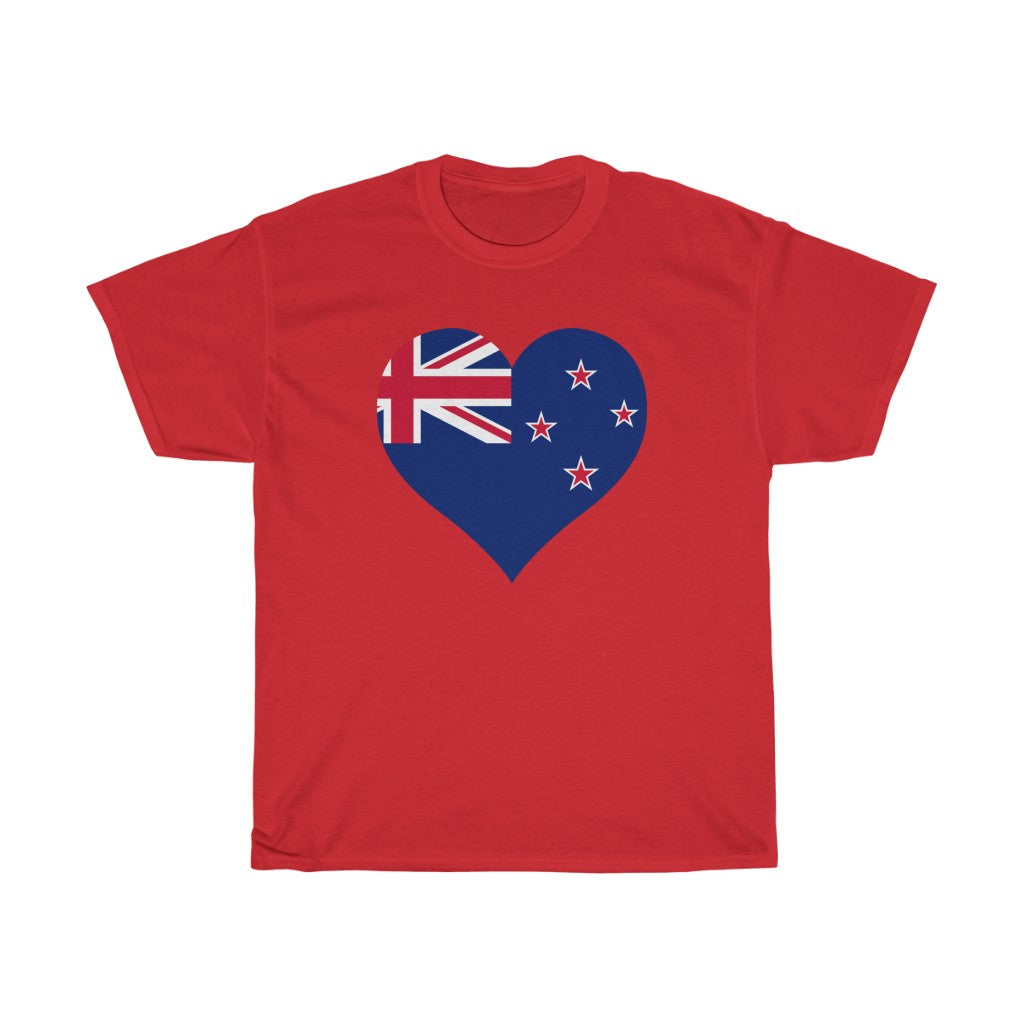 New Zealand Heart Flag Standard Tee - Unisex