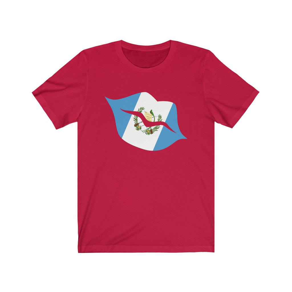 Guatemala Lips Flag Premium Tee - Unisex
