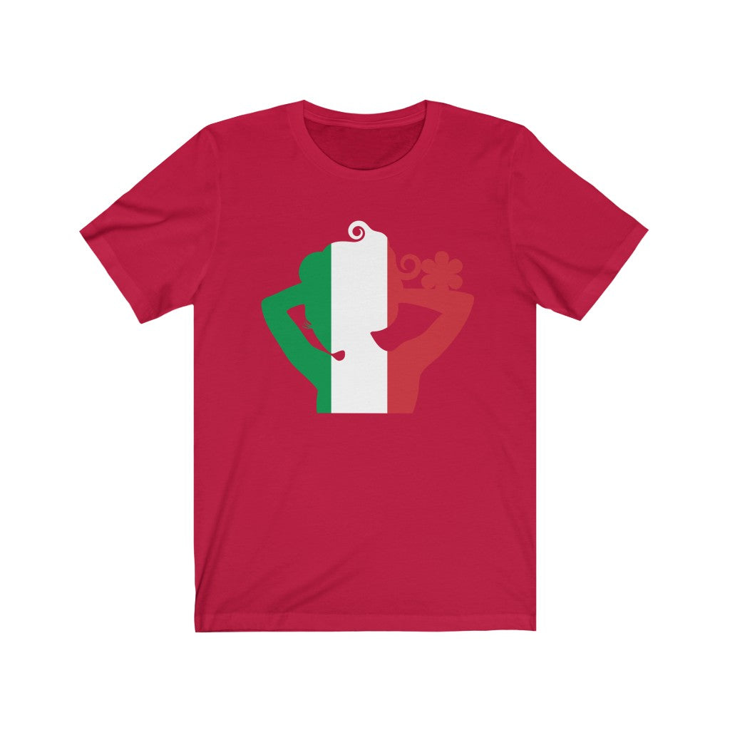 Italy Lady Flag Premium Tee - Unisex