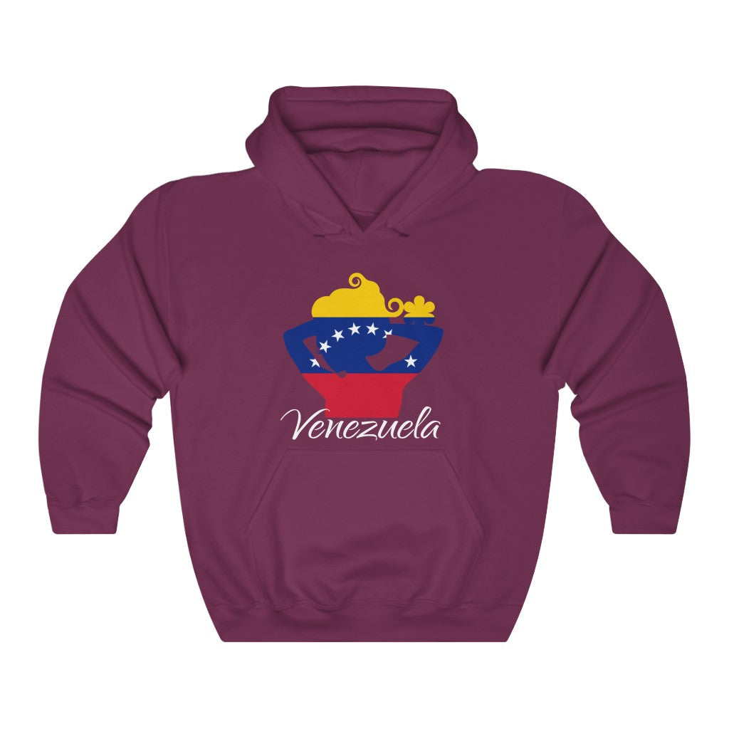 Venezuela Lady Flag Hoodie Sweatshirt 2 - Unisex