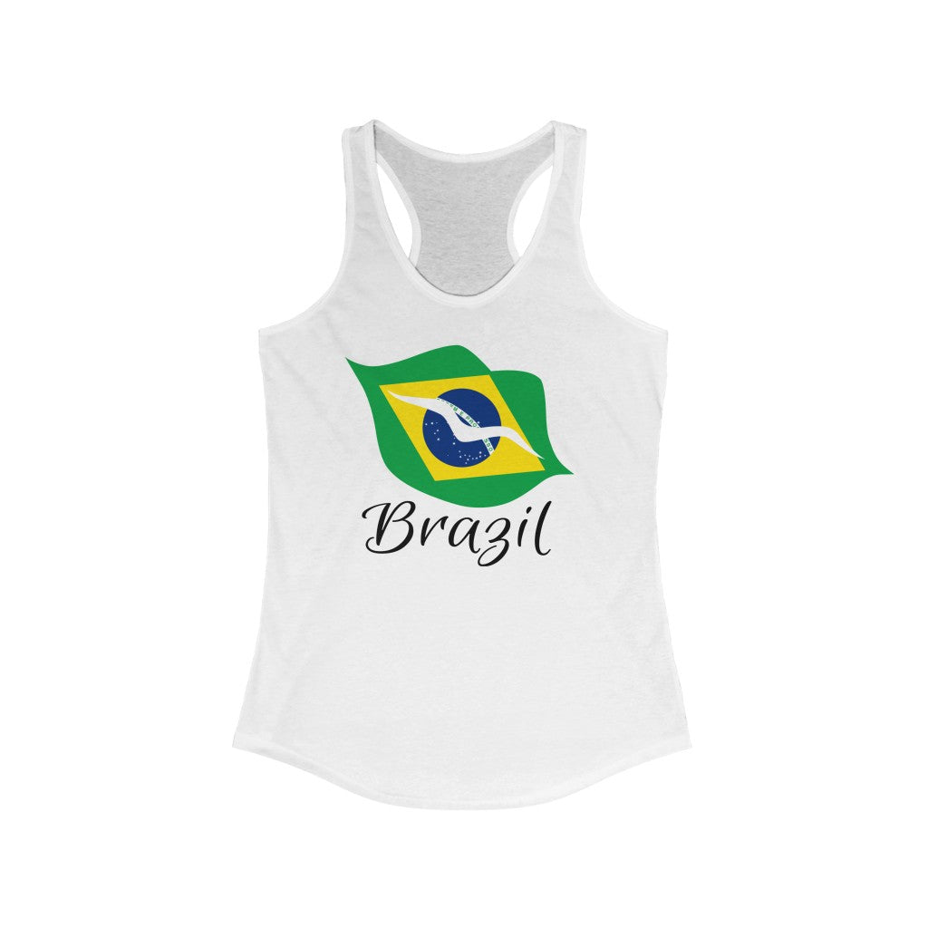 Brazil Lips Flag Tank 1 - Women