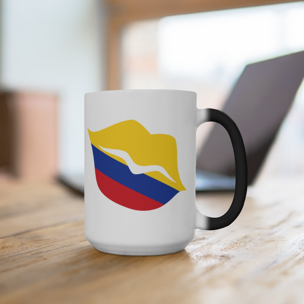 Colombia Lips Color Changing Mug