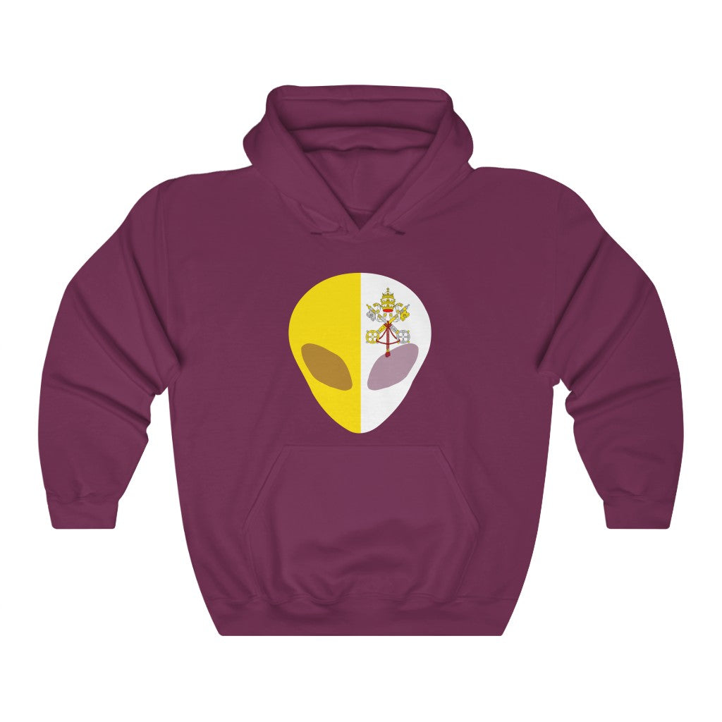 Holy See Alien Flag Hoodie Sweatshirt - Unisex