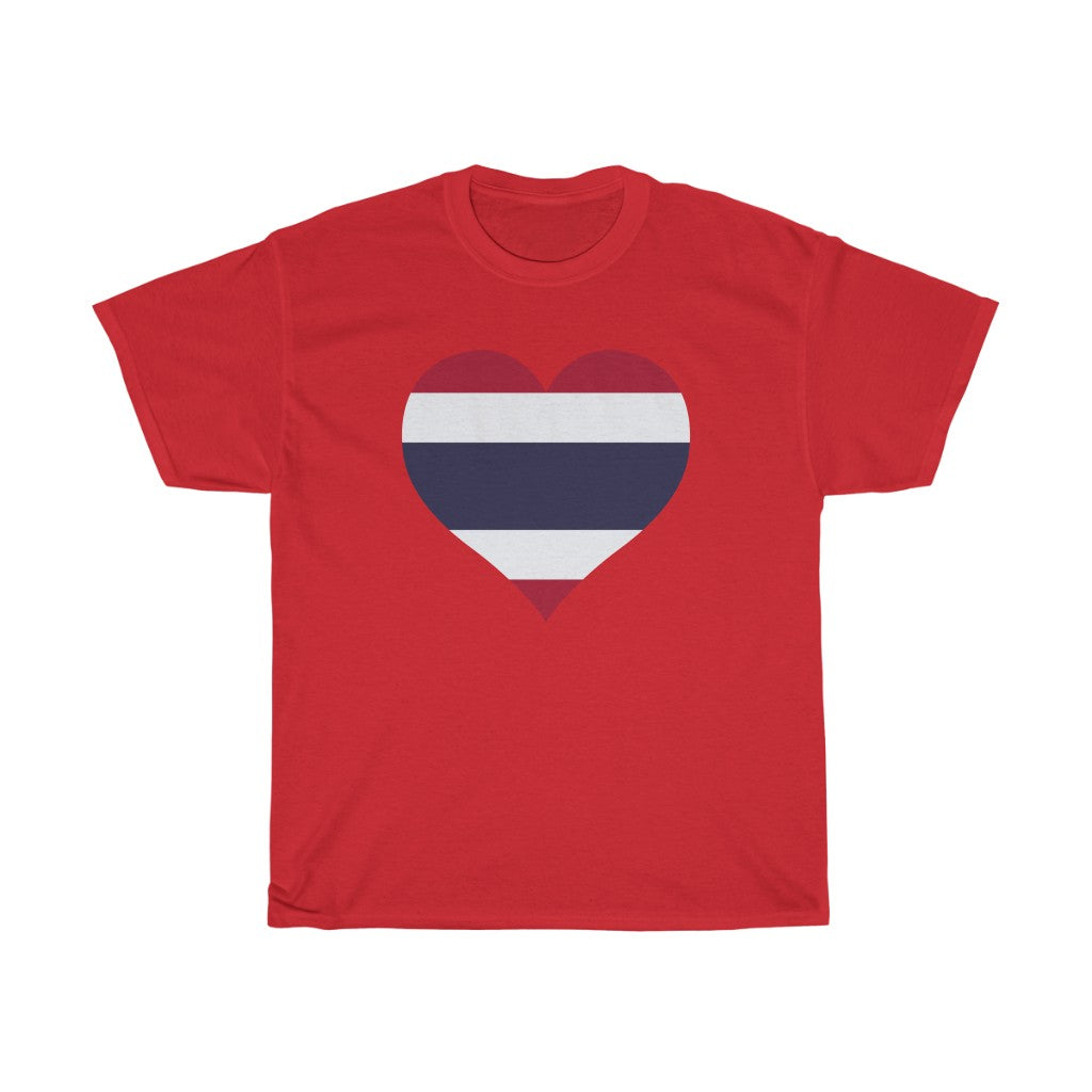 Thailand Heart Flag Standard Tee - Unisex