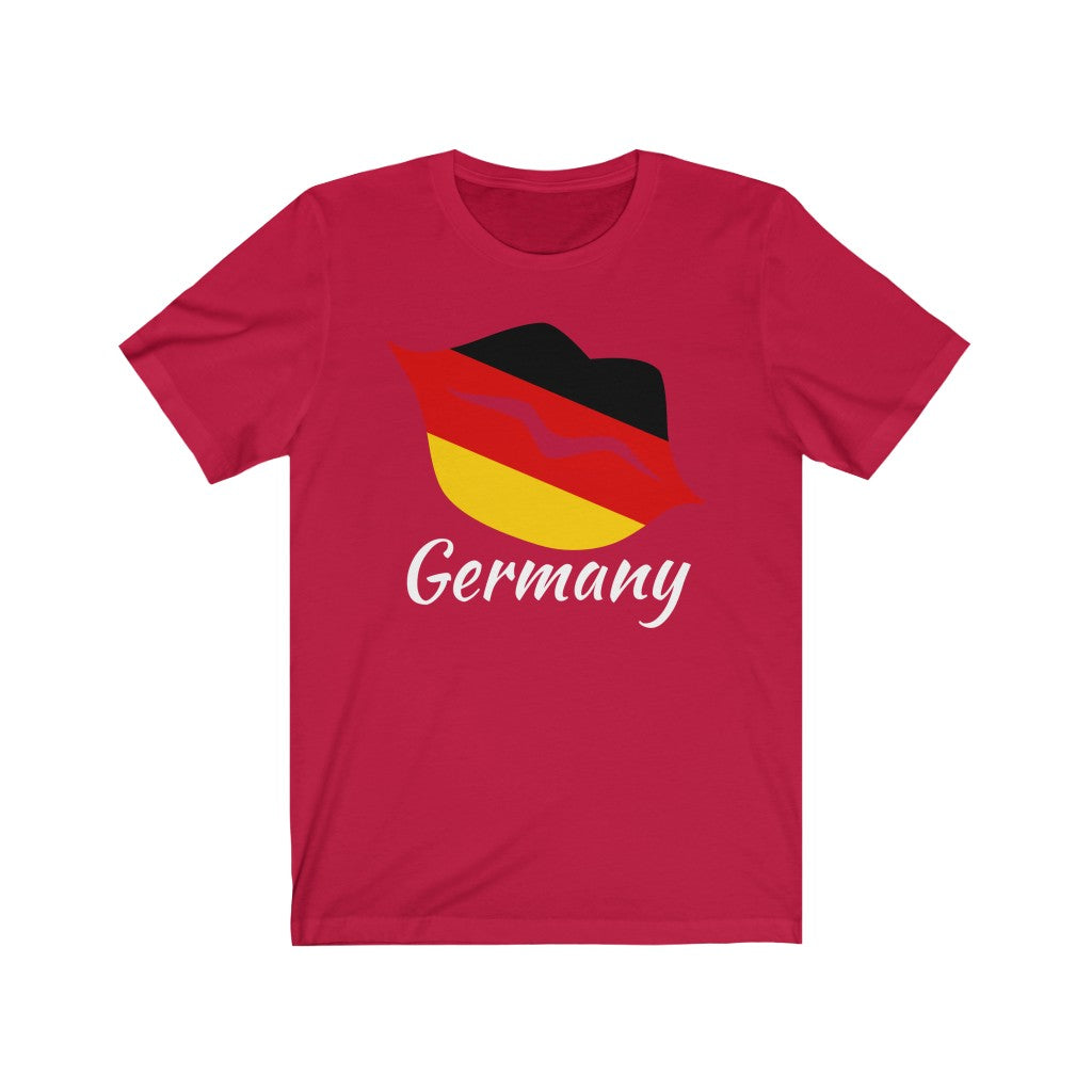Germany Lips Flag Premium Tee 2 - Unisex