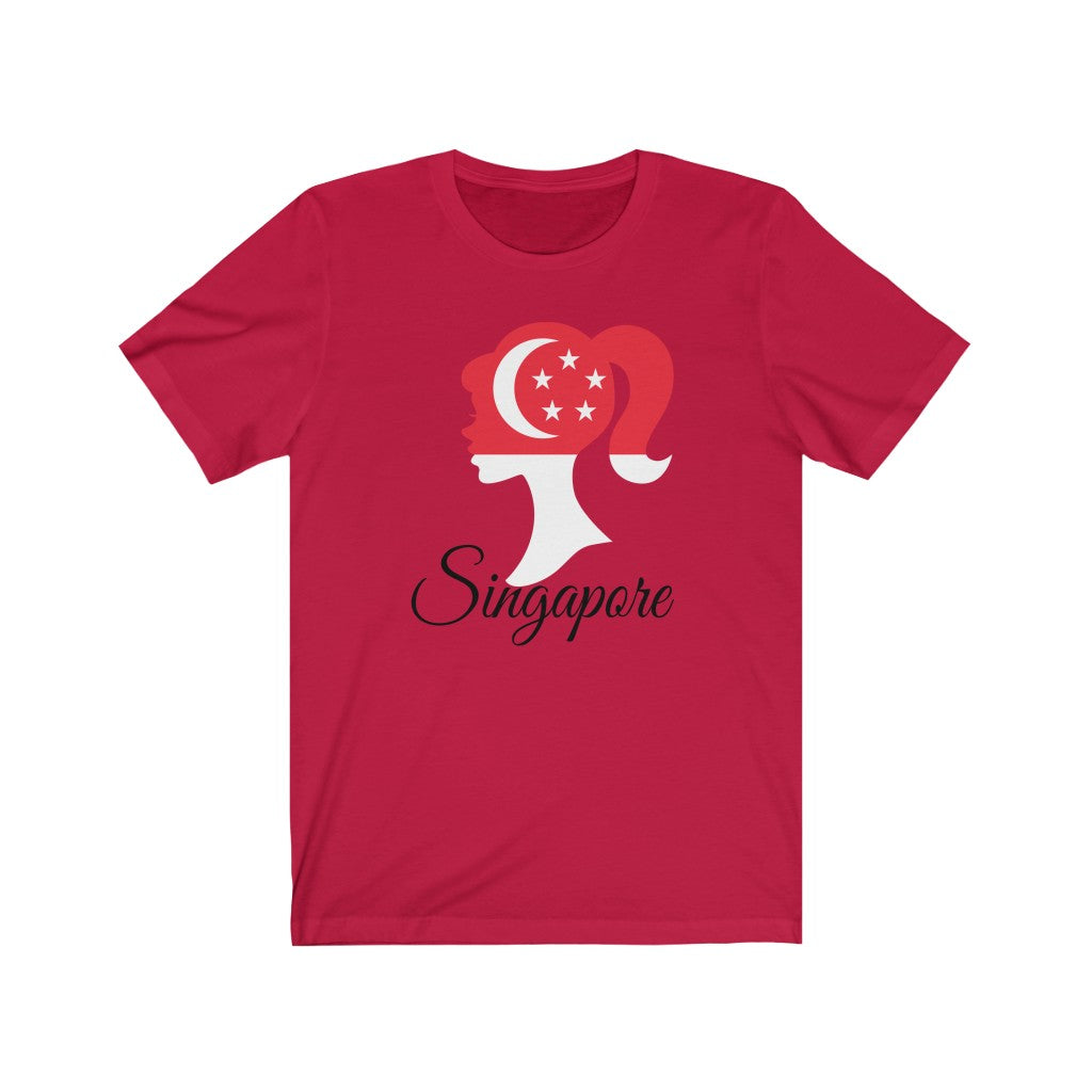 Singapore Girl Flag Premium Tee 1 - Unisex