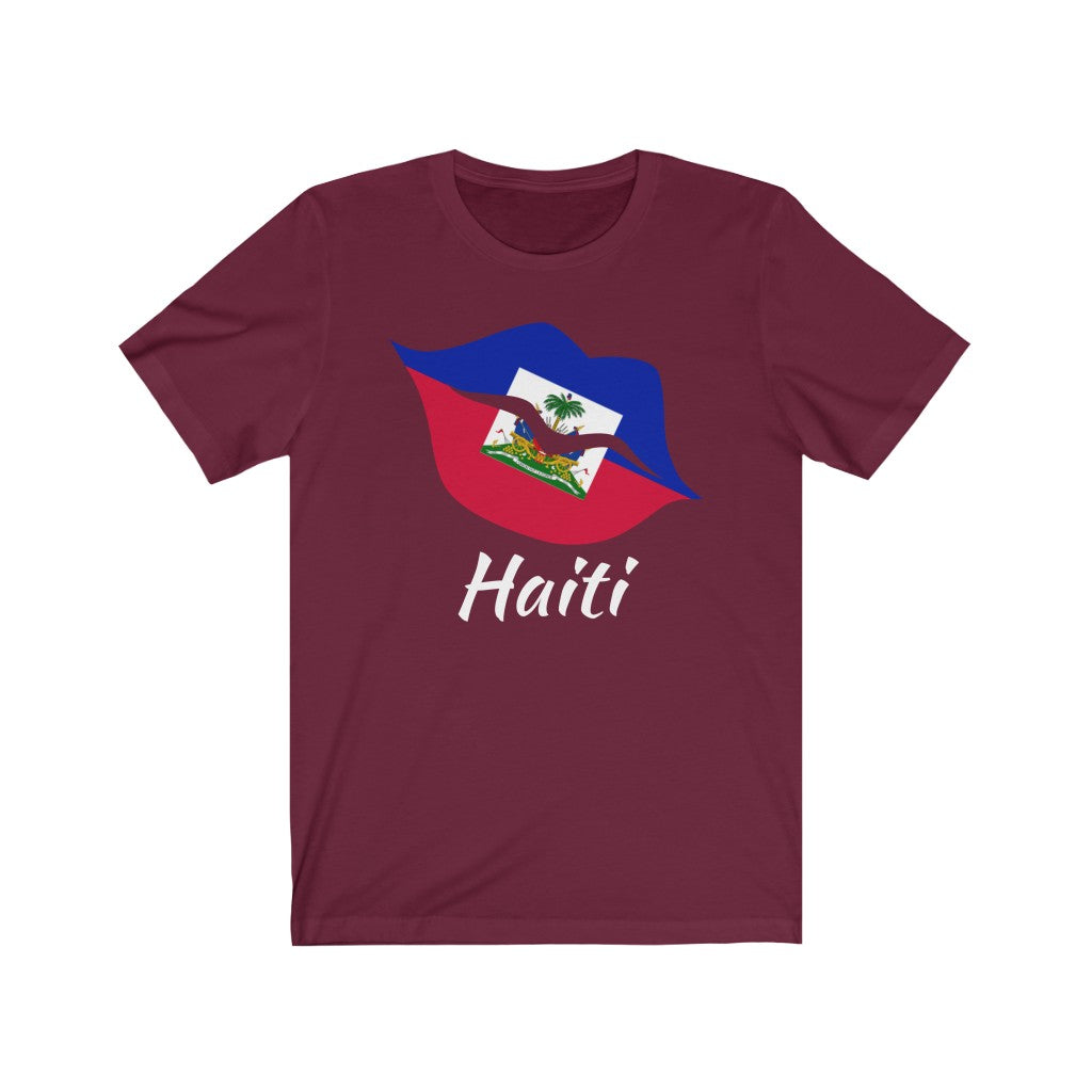 Haiti Lips Flag Premium Tee 2 - Unisex