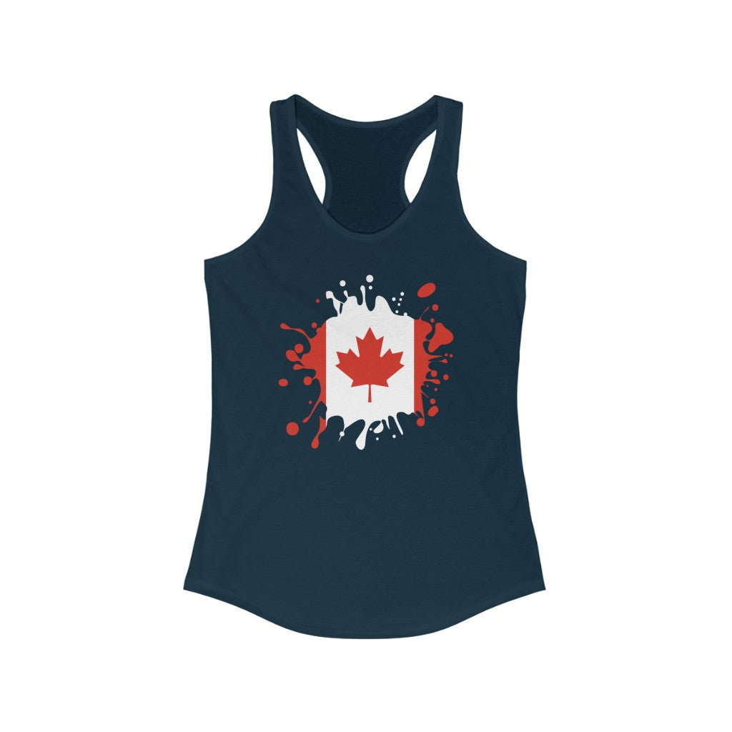 Canada Splat Flag Tank - Women