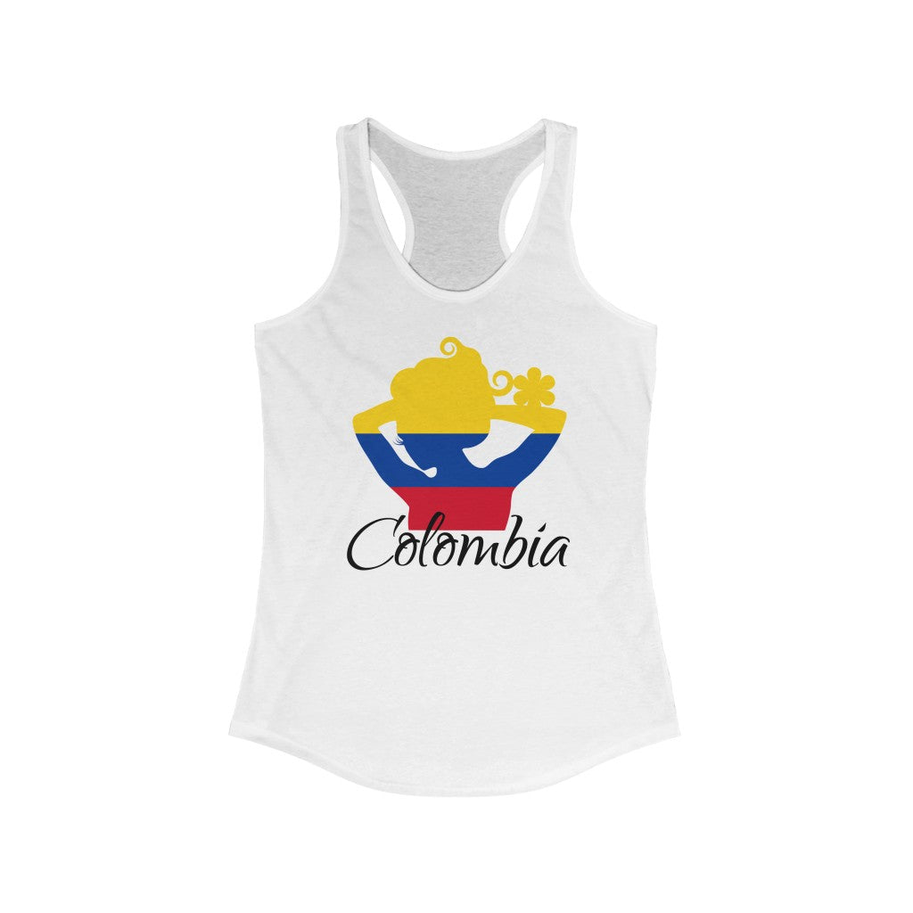 Colombia Lady Flag Tank 1 - Women