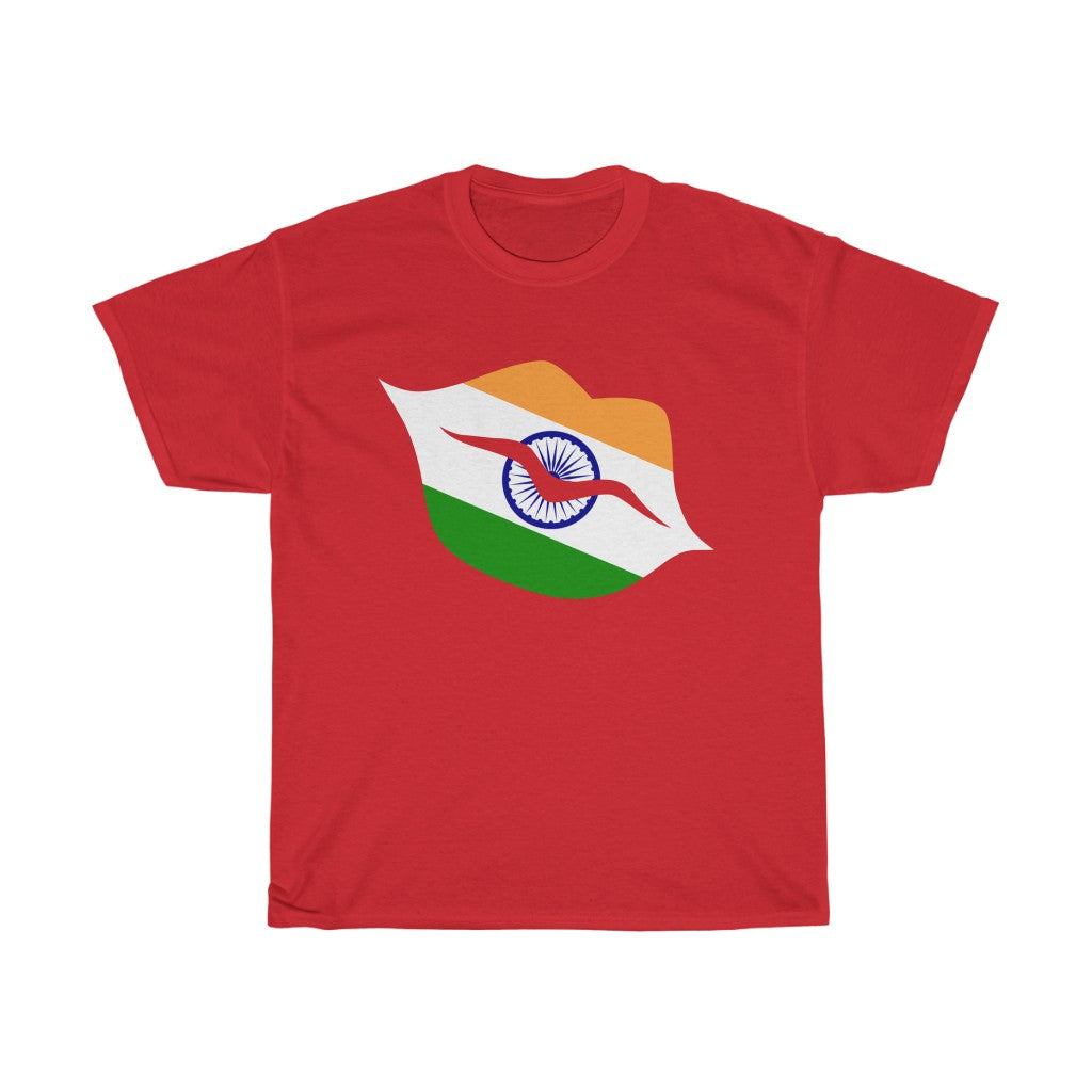 India Lips Flag Standard Tee - Unisex