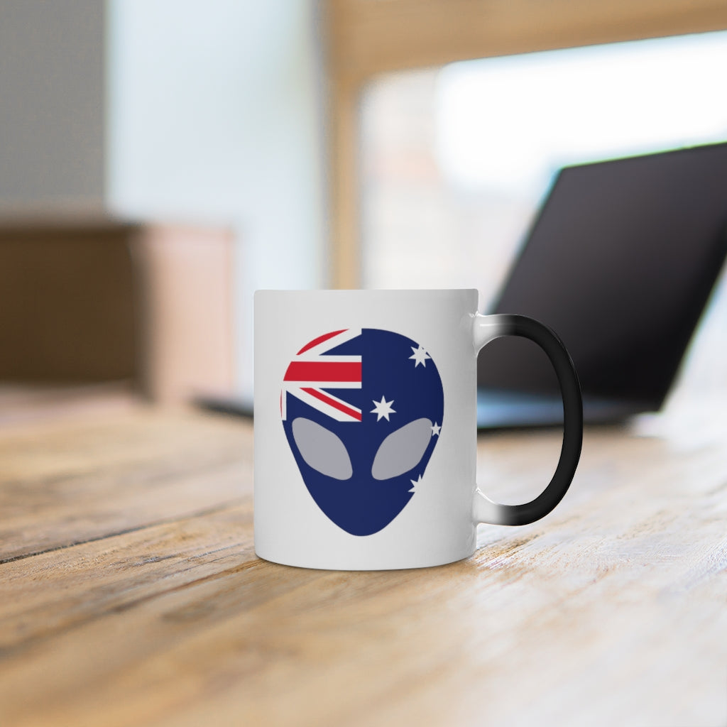 Australia Alien Color Changing Mug