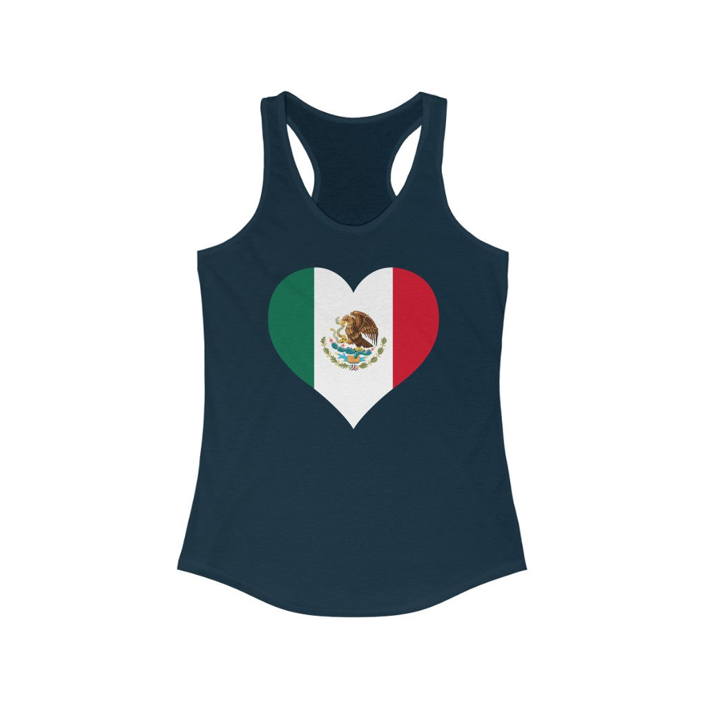 Mexico Heart Flag Tank - Women