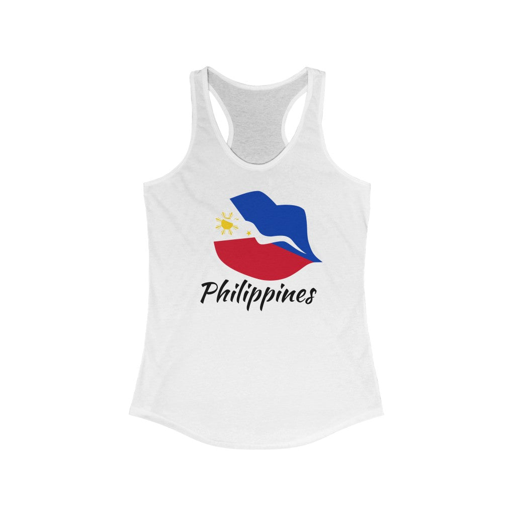 Philippines Lips Flag Tank 1 - Women