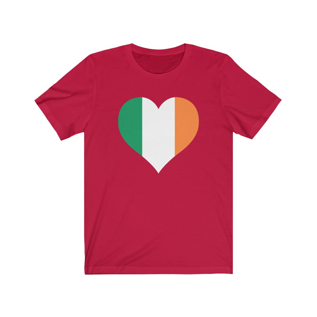 Ireland Heart Flag Premium Tee - Unisex