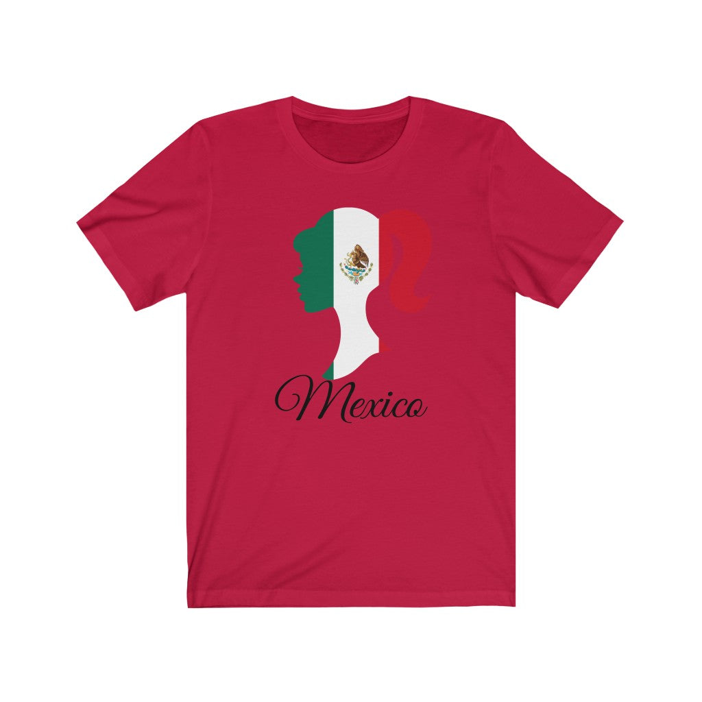 Mexico Girl Flag Premium Tee 1 - Unisex
