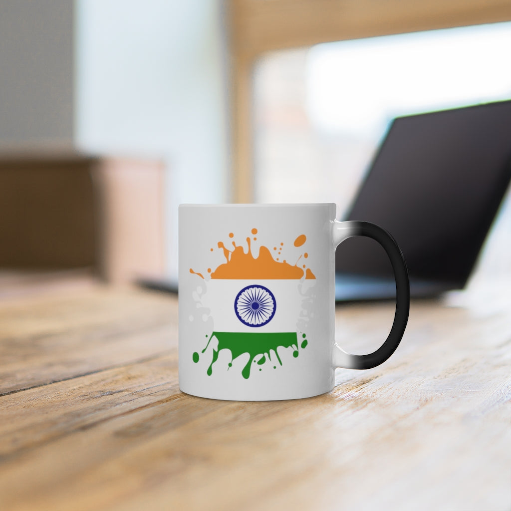 India Splat Color Changing Mug