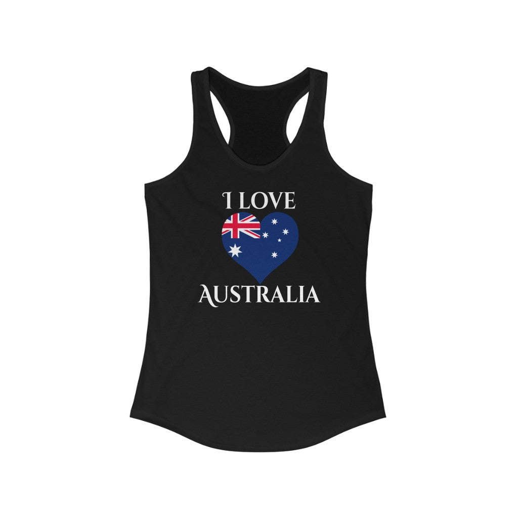 Australia Heart Flag Tank 2 - Women
