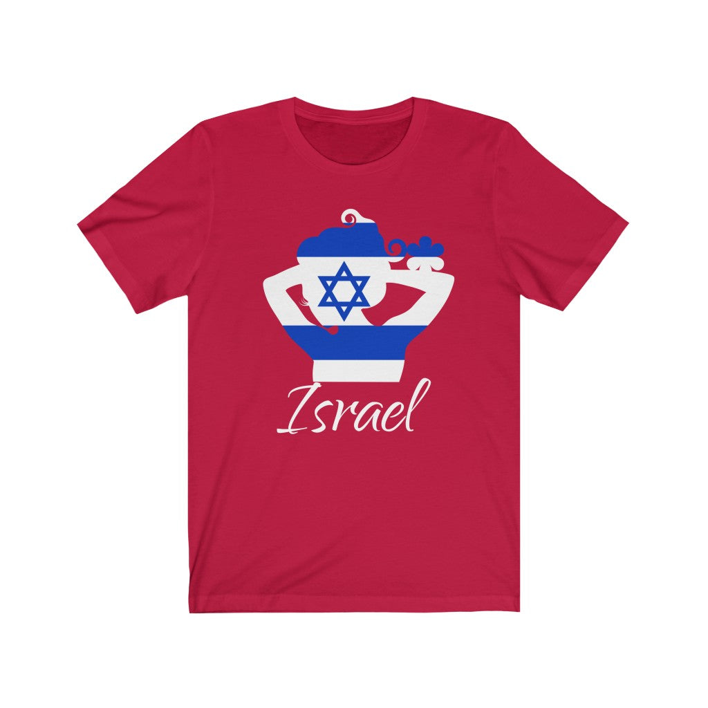 Israel Lady Flag Premium Tee 2 - Unisex