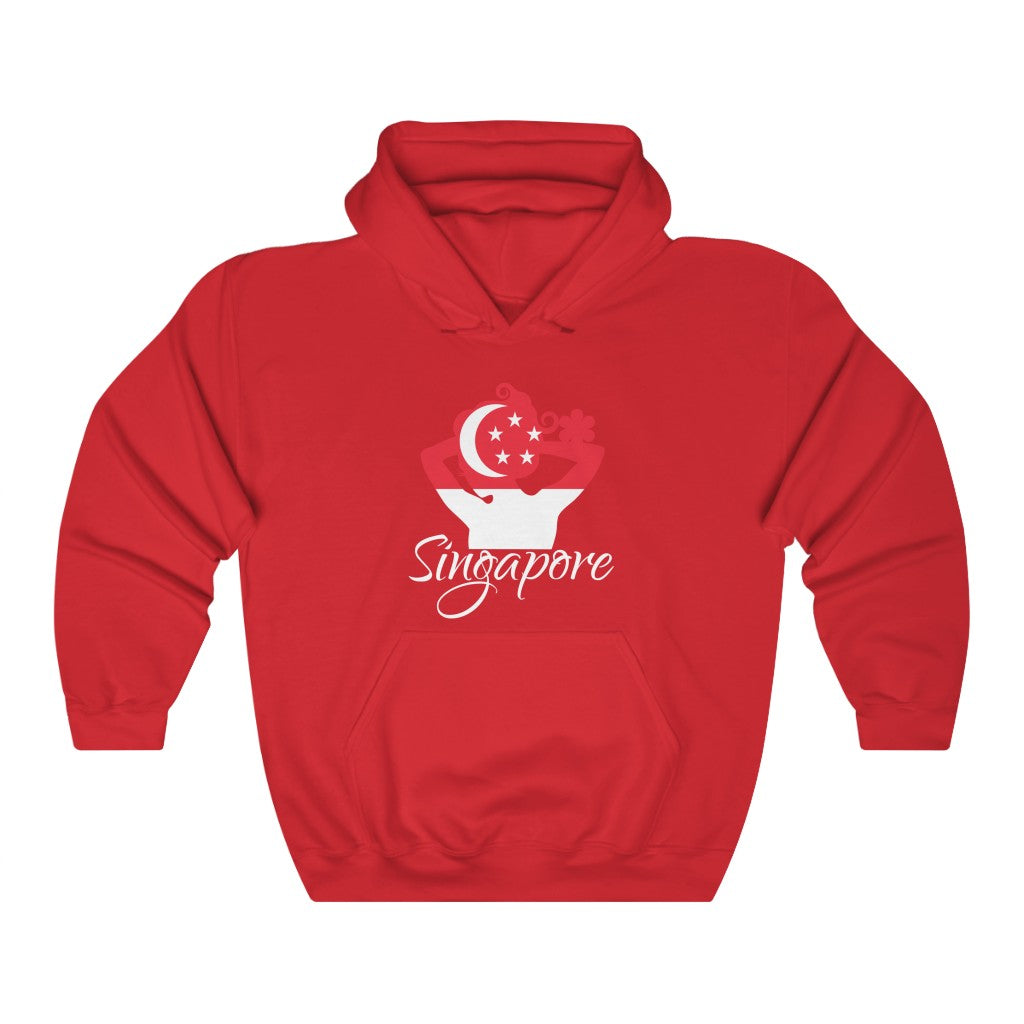 Singapore Lady Flag Hoodie Sweatshirt 2 - Unisex