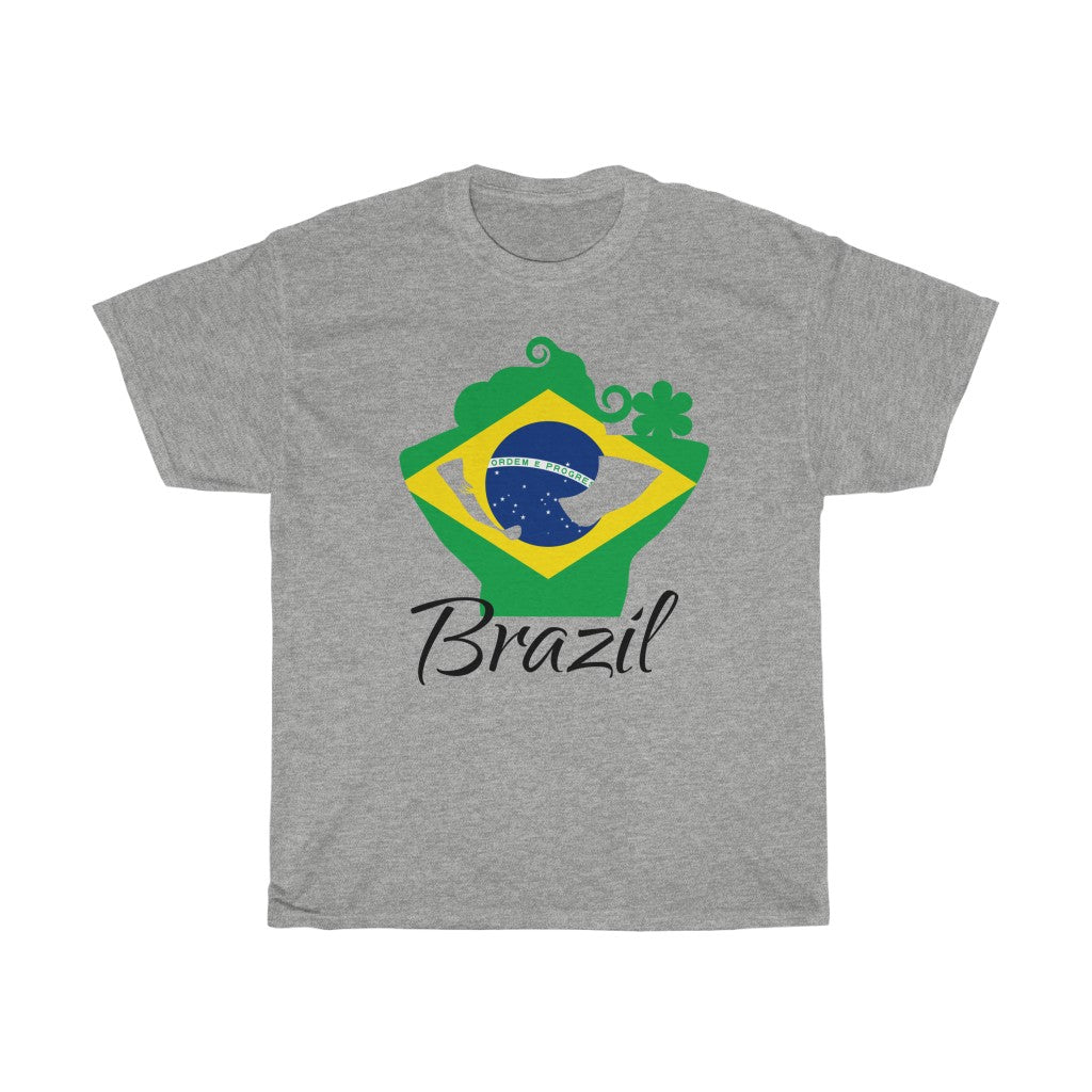 Brazil Lady Flag Standard Tee 1 - Unisex