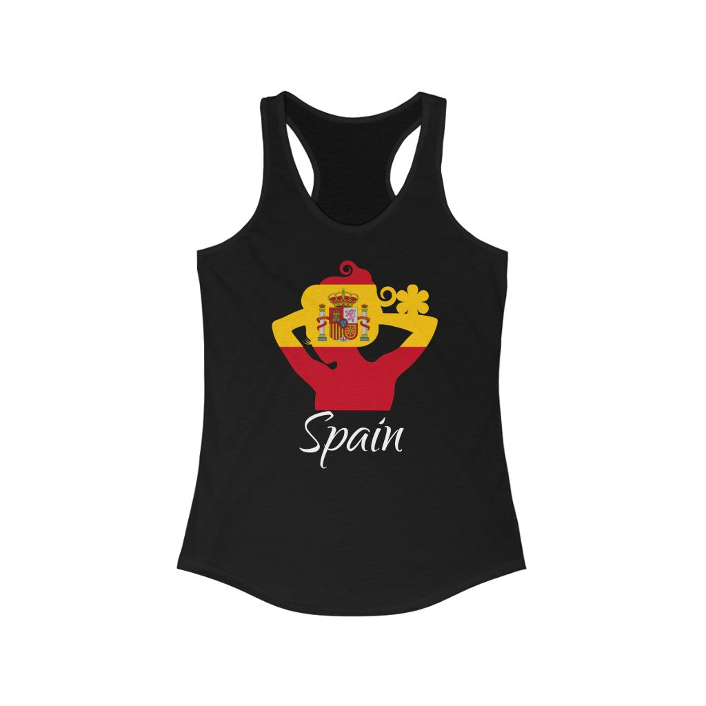 Spain Lady Flag Tank 2 - Women