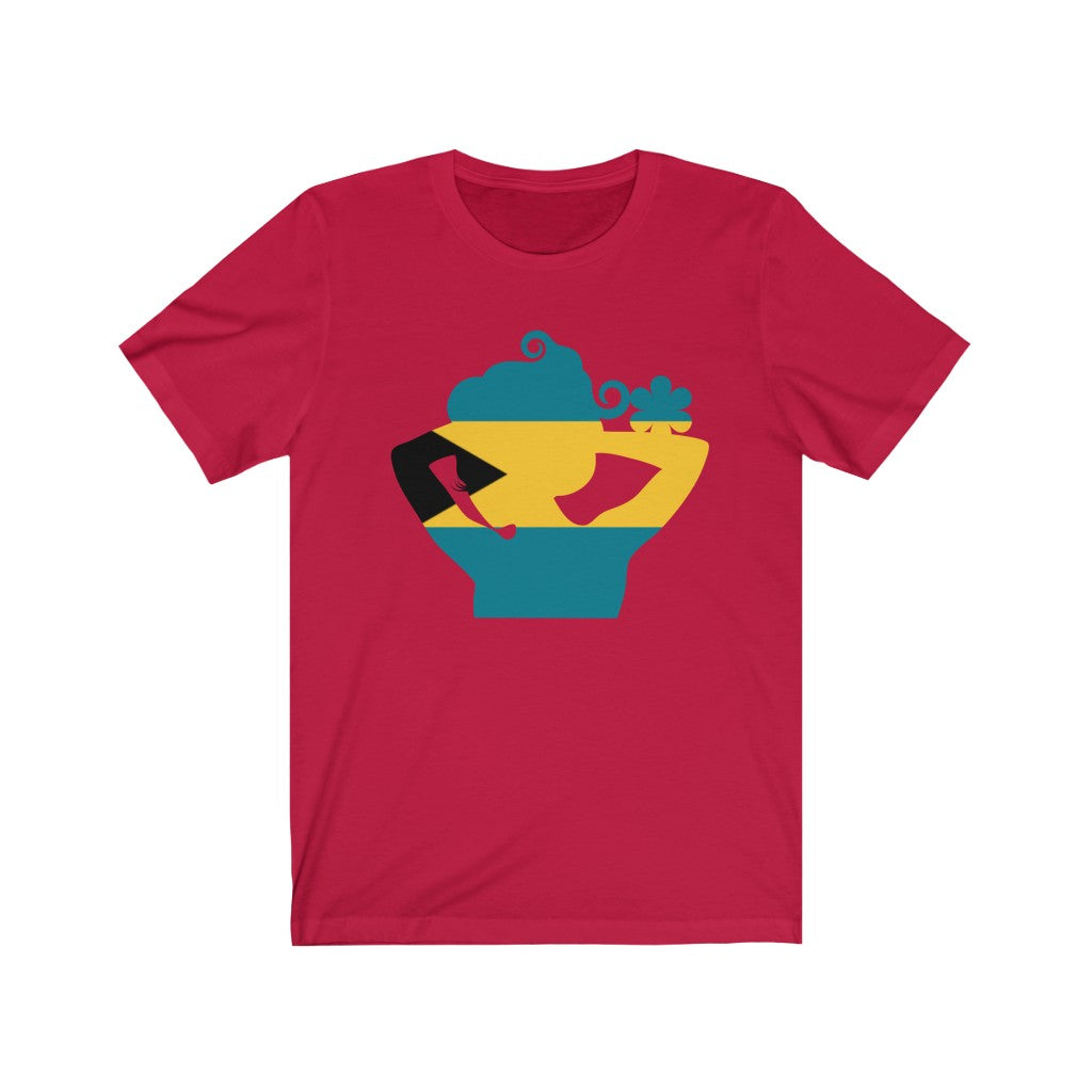 Bahamas Lady Flag Premium Tee - Unisex