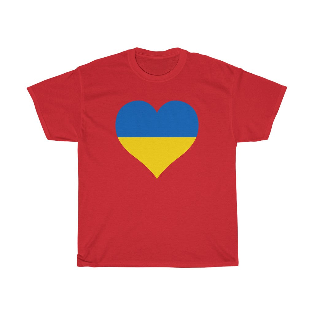 Ukraine Heart Flag Standard Tee - Unisex