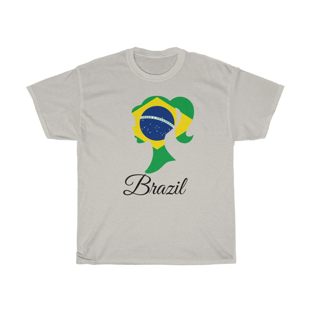 Brazil Girl Flag Standard Tee 1 - Unisex