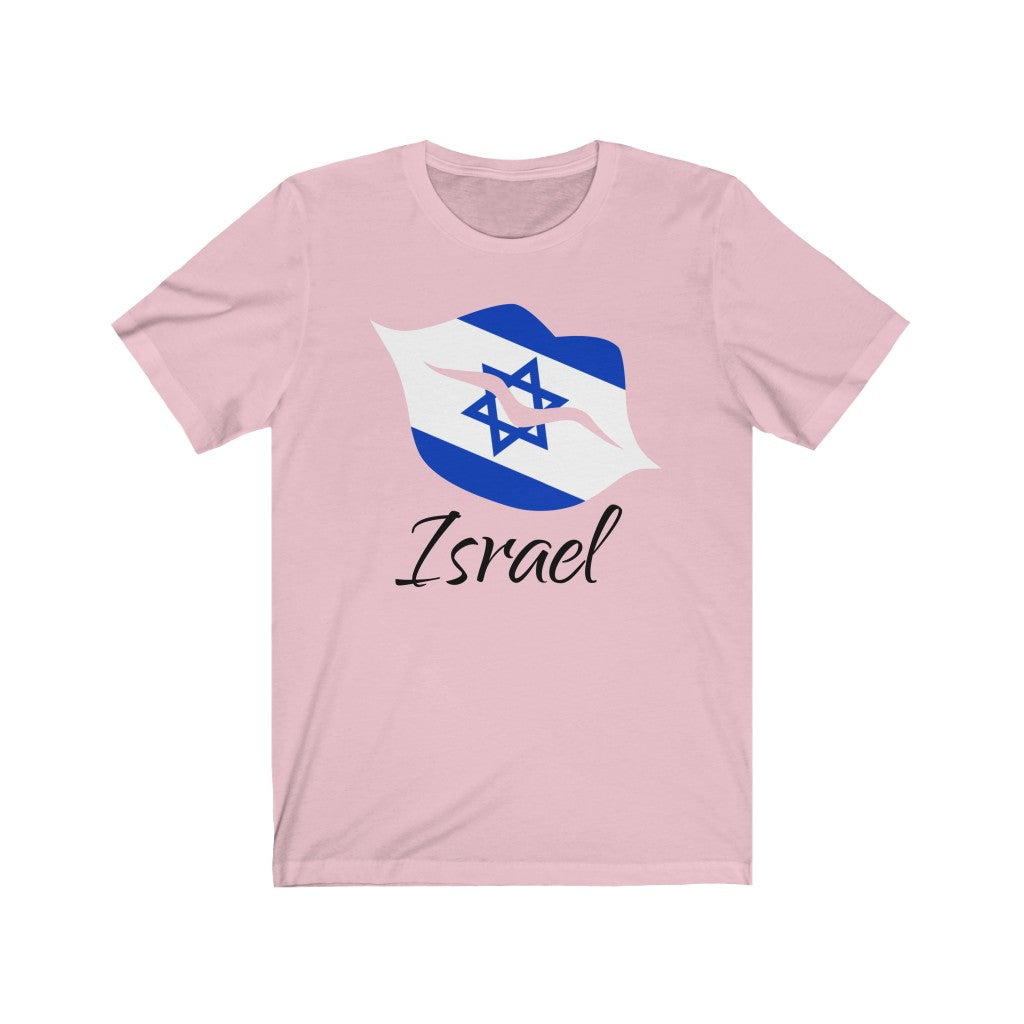 Israel Lips Flag Premium Tee 1 - Unisex