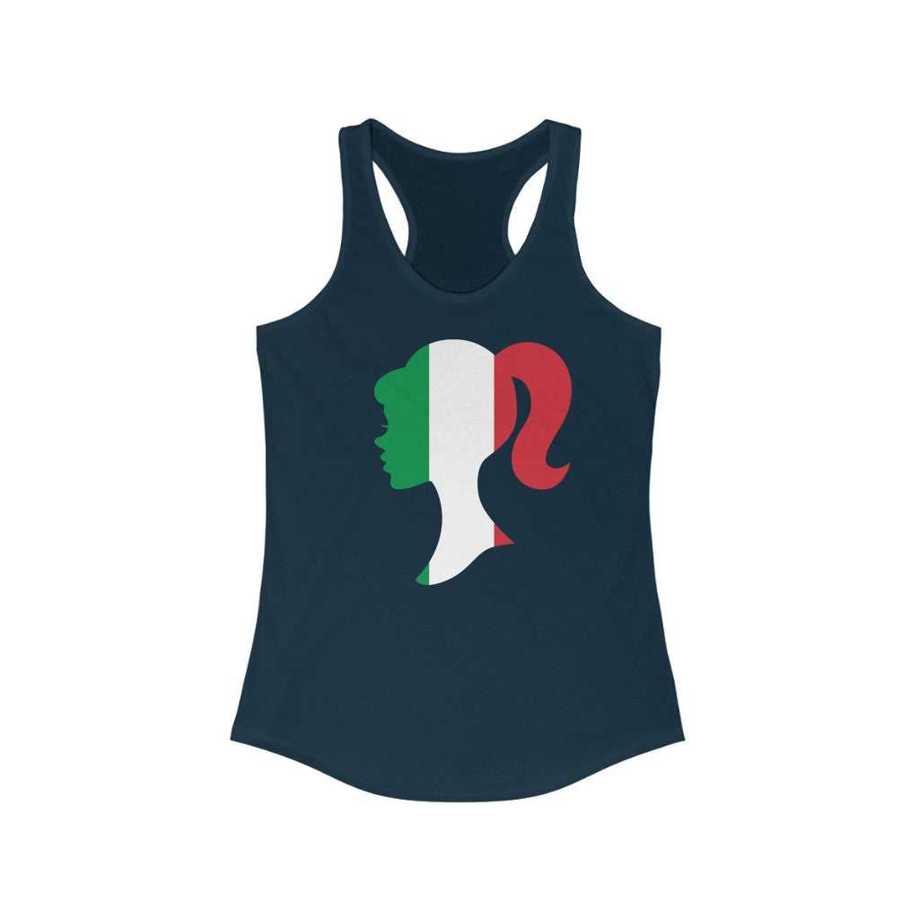Italy Girl Flag Tank - Women