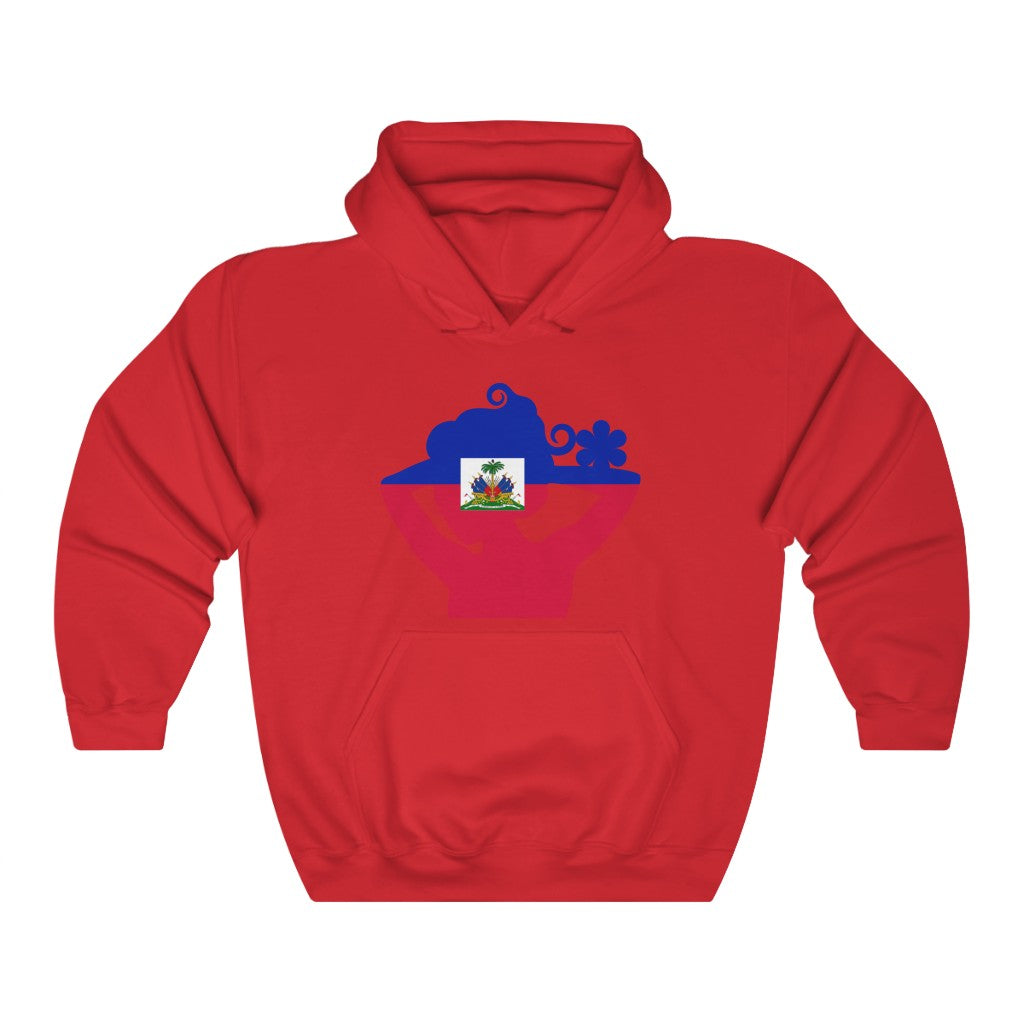 Haiti Lady Flag Hoodie Sweatshirt - Unisex