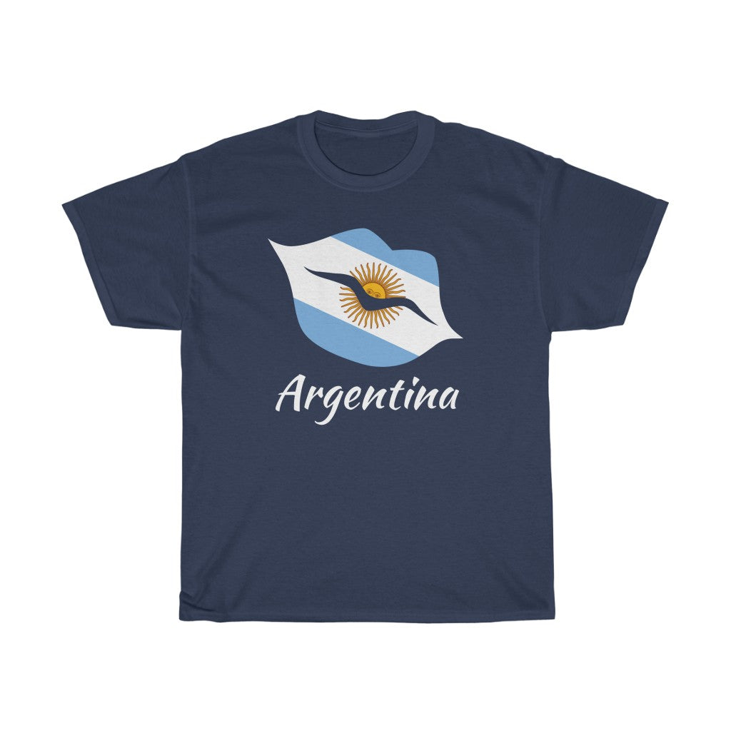 Argentina Lips Flag Standard Tee 2 - Unisex