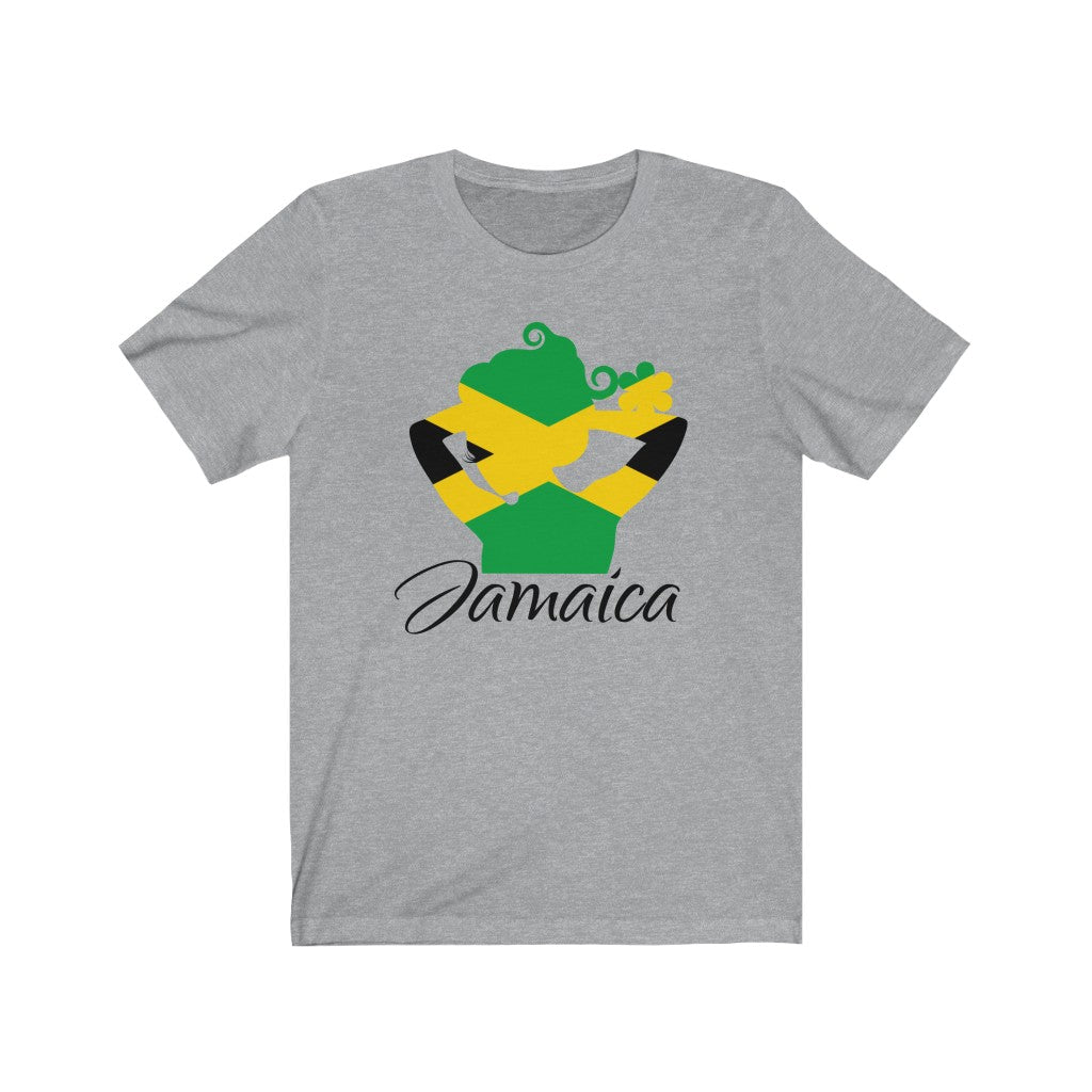 Jamaica Lady Flag Premium Tee 1 - Unisex