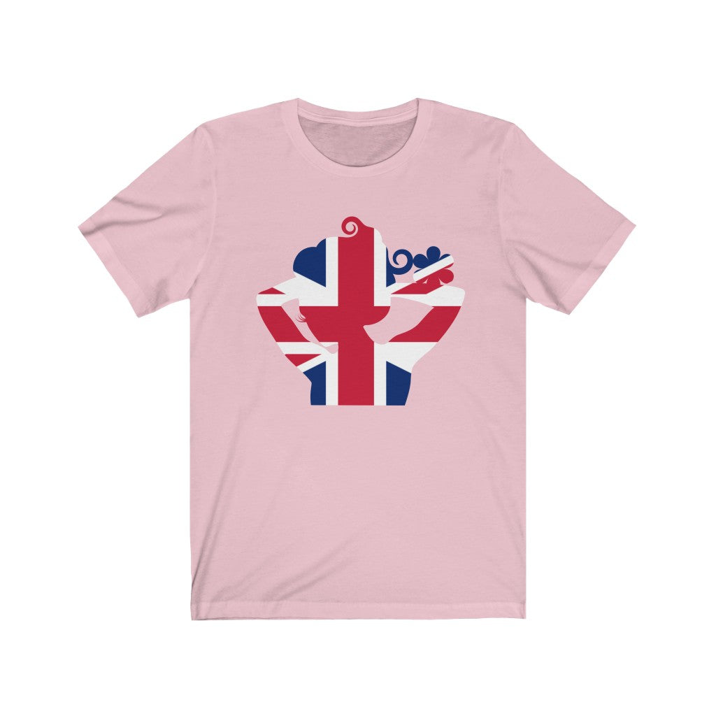 United Kingdom Lady Flag Premium Tee - Unisex