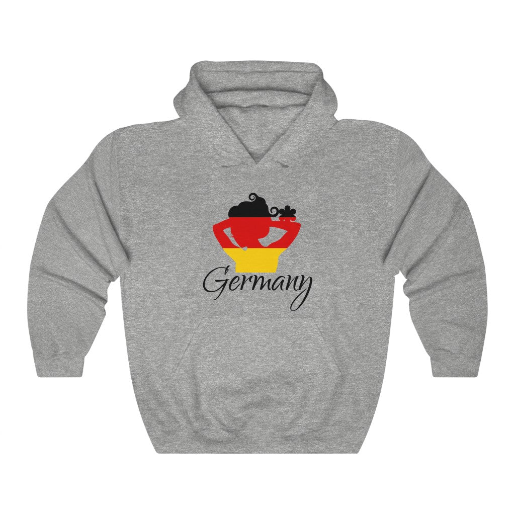 Germany Lady Flag Hoodie Sweatshirt 1 - Unisex