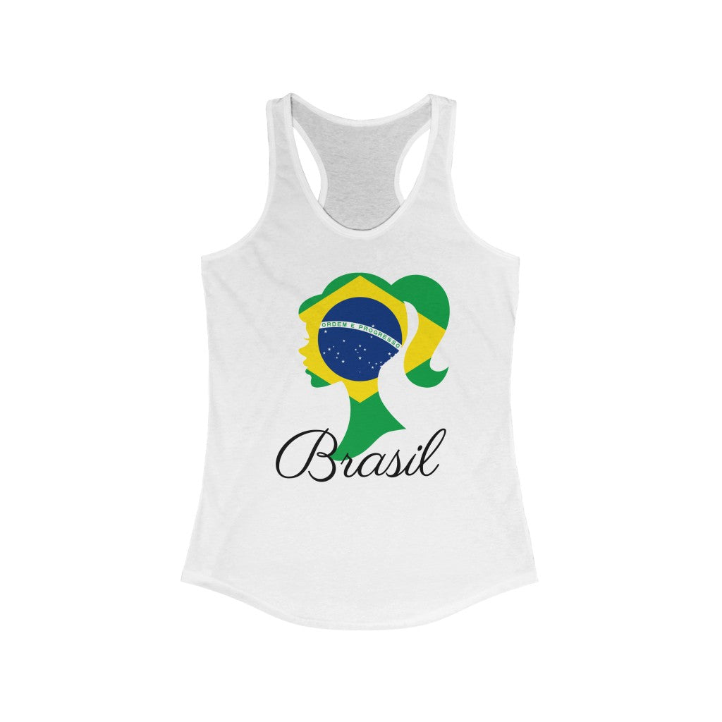 Brazil (Brasil) Girl Flag Tank 1 - Women