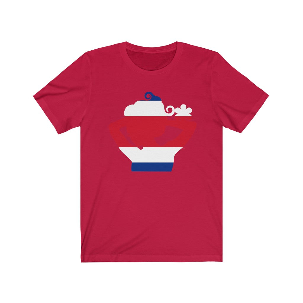 Costa Rica Lady Flag Premium Tee - Unisex