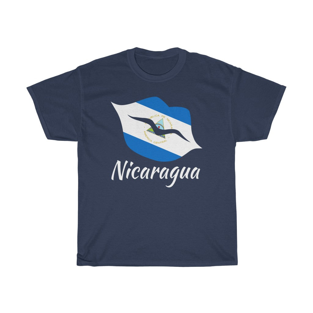 Nicaragua Lips Flag Standard Tee 2 - Unisex