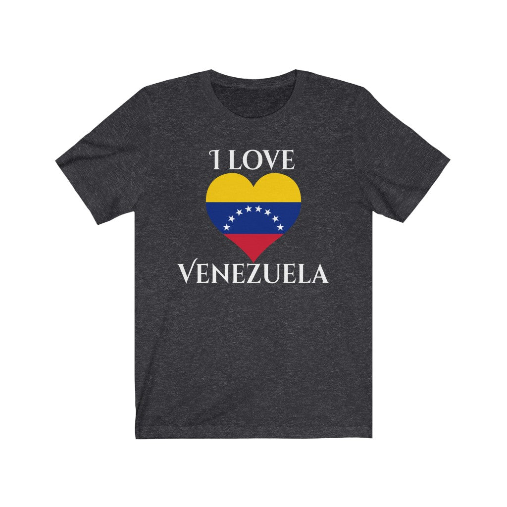 Venezuela Heart Flag Premium Tee 2 - Unisex