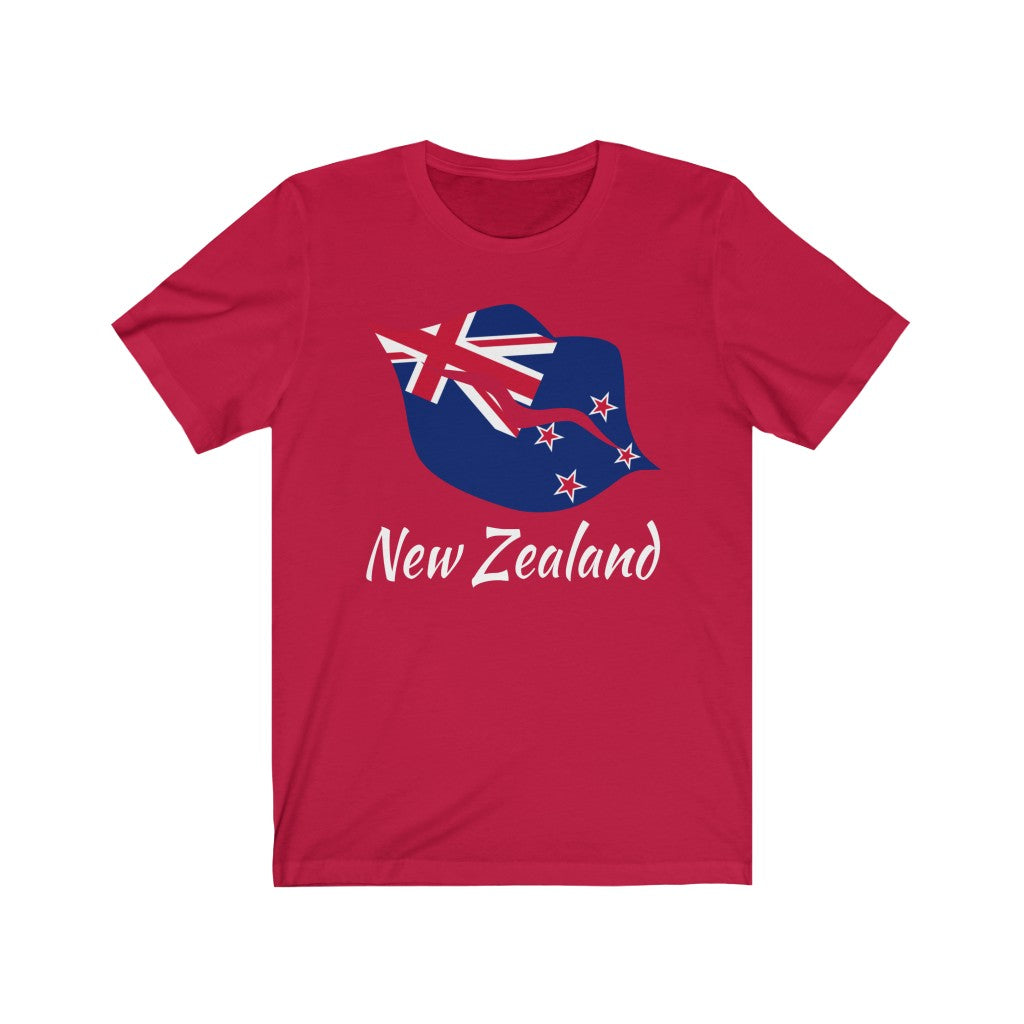 New Zealand Lips Flag Premium Tee 2 - Unisex