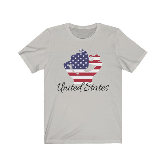 United States of America Lady Flag Premium Tee 1 - Unisex